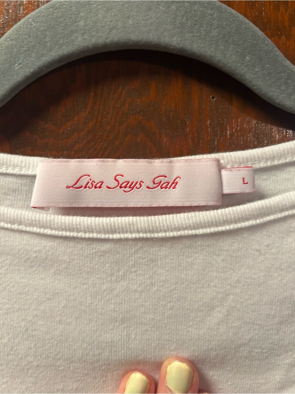 Lisa Says Gah x Fishwife “Alex” baby tee - Picture 4 of 6